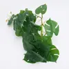 Colgante de Pared de Hoja de Monstera Artificial, Planta de Enredadera Falsa, Adorno de Decoración para el Hogar, Hojas de Hiedra Verde Artificiales Colgantes Mini, Venta al por Mayor