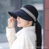 Sombrero de Sol de Verano para Mujer con Ala Ancha, Malla Transpirable, Adelgazante del Rostro, Moderno y Versátil Sombrero de Sol para Viajes al Aire Libre