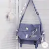 Moda Urbana Estilo Coreano Bolso de Hombro Cruzado Casual de Gran Capacidad Bolso Mensajero Retro de Moda Ropa de Trabajo Versátil Casual