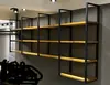 Estante Colgante de Hierro Forjado Barra de Barra Estante de Almacenamiento Mostrador Frontal Colgador de Vino Estilo Industrial Madera Maciza Estante de Capas Montado en Pared Estante Divisor para Colgar en la Pared