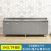 L7 Gabinetes de Cocina de Acero Inoxidable 304 Totalmente Montados Alacenas de Cocina para Alquilar Gabinetes de Cocina Almacenamiento Gabinete para Estufa Doméstica Fregadero Integrado