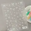 Adesivos de Unha Laço Aurora Múltiplos Estilos Disponíveis Estampagem a Quente Cor de Concha Adesivos de Unha Laço Estilo TJ