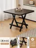 Mesa Plegable, Mesa Pequeña Portátil para Apartamentos de Alquiler, Mesa de Comedor para el Hogar, Mesa Cuadrada, Mesa Pequeña para Montar Puestos