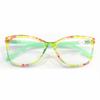 Lentes de lectura de alta calidad anti-luz azul con patilla de resorte, florales frescos para señoras de mediana edad y mayores, explosiones transfronterizas, una generación de venta al por mayor