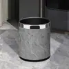 Lixeira para Uso Doméstico, Sala de Estar, Cozinha de Luxo Leve, Tamanho Grande, Quarto, Camada Dupla, Design Simples, Banheiro, Banheiro, Alto Valor Estético