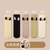 Calcetines de terciopelo de visón de invierno para mujer, calcetines de felpa cálidos para el hogar con diseño de cachorro de dibujos animados, resistentes al olor, calcetines deportivos de terciopelo coral engrosados