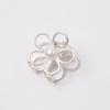 Cross-border Hot Sale Metal Flower Women's Grab Clip Alloy Shark Clip Sweet Fashion Headwear Rabo de cavalo Clipe Multicolorido