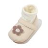 Sapatos para Bebês de 6-12 Meses, Sapatos para Meninos Pequenos, Sapatos e Meias de Algodão para Recém-Nascidos, Solas Macias, Bebês e Crianças Pequenas, Forrados com Lã, Sapatos Antiderrapantes para Crianças