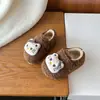 Zapatos de Felpa para Niñas 2026 Nuevos Invierno Niños Niñas Felpa Plus Terciopelo Cálidos Zapatos de Algodón Bebé Niña Suela Suave Antideslizantes Zapatos Estilo Invierno