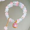 Nueva pulsera de hielo a través de Sanrio para mujer verano blanco dulce perro parchia kulomi estudiante pulsera de dibujos animados al por mayor
