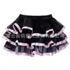 Saia curta de tule de meio comprimento, estilo empregada Lolita, best-seller europeu e americano, saia de bolo bufante com forro vitoriano sexy