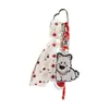 Parche Bordado de Cachorro de Dibujos Animados Hamburguesa Colgante de Cuerda Tejida Accesorio Colgante para Bolso de Nicho Accesorio Llavero Parche de Tela