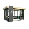 Cabina de fumadores con estructura de acero para exteriores para zonas escénicas, hospitales, calles comerciales, sala de fumadores pública ecológica, sala de estar, fabricante personalizado