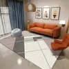 Nueva Alfombra de Piso Sala de Estar Dormitorio Lujo Ligero Alta Calidad Simple Cobertura Total Sofá Alfombra de Piso Grande Mesa de Café Limpiable Alfombra de Mesita de Noche