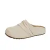 Zapatos Casuales Perezosos Estilo Birkenstock Dopamina para Mujer 2026 Primavera Nuevos Mocasines Versátiles Plegados de Exterior Retro de Punta Cerrada