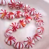 Dulce Colorido DIY Joyería Hecha a Mano Cadena para Teléfono Móvil Colgante con Cuentas Ins Exportación Transfronteriza Acrílico Bolsa de Cuentas Sueltas Colgante
