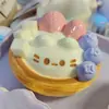 Estilo Xiaohongshu fresa arándano soufflé alto valor súper grueso celebridad de internet imitación masilla de silicona juguete de descompresión rebote
