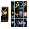 Marcadores Papel Rascable de Colores 8K A4 Arte Graffiti Papel Rascable para Niños Papel de Arte Rascable Luminoso Descompresión