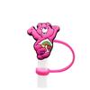 Funda para Popote de Oso Arcoíris Tapa para Popote Tapón de Polvo de Silicona Decoración de Popote de Fiesta de Anime Productos Transfronterizos