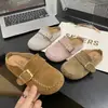 Pantuflas Cerradas de Medio Pie Estilo Dulce para Niñas, Nuevo Diseño Exterior de Primavera 2026, Pantuflas Versátiles Estilo Birkenstock