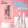 Herramienta para Depilar Cejas LMLTOP Set de 3 Piezas con Cepillo para Cejas Tijeras de Belleza Acero Inoxidable Depilador de Cejas Pinzas Set JJF16