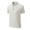Camisa Polo Transpirable Protectora del Sol Nuevo Modelo 2026 Verano para Hombres y Mujeres de Seda de Hielo Fresca Cremallera Media Abierta Camiseta Top