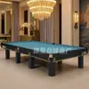 Mesa de Bilhar Estilo Russo para Uso Doméstico, Mesa de Bilhar de Mármore Interna Comercial Estilo Russo, Mesa de Bilhar Padrão Estilo Chinês Bola 8