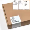 Pegatinas para Sellar Cajas de Aviones, Etiquetas para Empaque Express, Pegatinas Adhesivas Personalizadas, Pegatinas Adhesivas de PVC Personalizadas