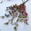 Crisantemo Silvestre de Rama Alta Crisantemo de Otoño Nuevo Flor Artificial de Alto Nivel para Restaurante Francés Venta al por Mayor Transfronteriza Ramo Decoración de Sala de Estar