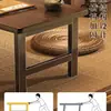 Mesa de Mirador, Mesa Pequeña, Mesa de Té Tatami Japonesa, Mesa Kang, Mesa de Café Plegable, Mesa Kang, Mesa Baja de Piso para Balcón, Mesa Baja para Repisa de Ventana