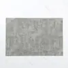 Mantel individual de textura de tela simple con logotipo personalizado en relieve, Mesa de comedor cuadrada francesa, Mantel aislante de alta gama, Posavasos impermeable al por mayor