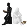 Behanmei moderno luxo personagem ornamentos sala de estar escritório varanda TV armário vinho armário decorações uma geração de cabelo