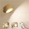 Lámpara de Pared Giratoria Magnética Creativa, Luz Nocturna, Luz de Pasillo, Luz Nocturna Giratoria de 360 Grados, Lámpara de Mesita de Noche