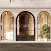 Pantalla de Partición Fija Personalizada con Forma de Arco Francés Ventana Decoración de Pared Ventana Falsa Pared de Ventana Entrada Corredera