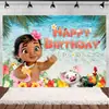 Decoraciones para Fiesta de Aventura Oceánica Moana Más Vendidas Transfronterizas Vasos de Papel Desechables, Platos, Servilletas, Cubiertos y Utensilios