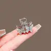 Presilha Pequena de Cristal Borboleta Exquisita para Mulheres 2025 Novo Grampo Lateral para Franja Grampo Superior Presilha de Princesa
