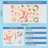 Decoraciones de Navidad, Pegatinas Estáticas para Puertas y Ventanas de Cristal, Personas de Jengibre, Soldados, Cascanueces