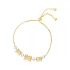 Pulsera Deslizante de Aleación de Cobre y Zircón, Venta Caliente Transfronteriza, Lujo Ligero, Pulsera de Gama Alta y Elegante, Joyería de Mano Popular para Mujeres al por Mayor