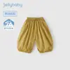 [100% Algodão] Calça Cropped para Meninas, Calça de Bolinhas para Bebê, Calça de Algodão Puro, Calça Casual para Crianças Pequenas, Nova Roupa de Verão para Crianças