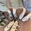 Zapatos Mary Jane con Punta de Cerdo para Mujer 2026 Primavera y Otoño Nuevos Zapatos de Ballet Retro de Punta Cuadrada Estilo Francés de Boca Baja Zapatos de Mujer con una Sola Correa