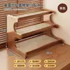 Prateleira de armazenamento trapezoidal para plantas verdes, suporte de flores para varanda de bay window, prateleira de armazenamento com drenagem multicamadas, porta-copos estilo degrau, prateleira de exibição para mesa