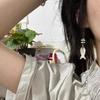 Pendientes asimétricos de pez pequeño de estilo chino "Pez", exquisitos y ligeros, de lujo, hechos a mano para mujer.