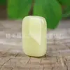 Pingente da Paz Imitado de Jade Hetian Verde e Roxo Fumê Sem Inscrições, Feito de Material Mongol