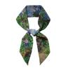 Nuevo Pañuelo Largo de Seda para Mujer, Diadema, Estilo Vintage Versátil de Pintura al Óleo de Van Gogh, Accesorio para Bolso, Accesorio para el Cabello de Mujer de Verano, Venta al por Mayor, Diseño Floral