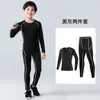 Mallas deportivas para niños, traje de hombre para otoño e invierno, ropa de entrenamiento de baloncesto y fútbol, ropa de fitness cálida de secado rápido para niños