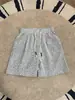 Shorts de Tricô com Estampa de Zebra Masculino Design de Verão Nicho Finos Tendência Marca Soltos Casuais Shorts de Comprimento Médio para Usar por Cima