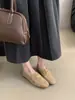 Mocassins para o Trabalho Primavera e Outono Femininos Estilosos 2026 Sola Reta Novo Estilo Mocassins de Dirigir Sapatos Slip-on Casuais
