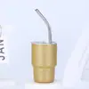 Taza térmica de acero inoxidable 304 al por mayor transfronteriza, copa de vino pequeña compacta y portátil, taza térmica de bolsillo, taza de acero inoxidable