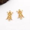 Conectores de Pingente com Franja Banhados a Ouro de Cobre Puro, Brincos, Pingentes, Grampos de Cabelo Hanfu, Acessórios de Cabelo, Materiais, Acessórios, Estilo Chinês, Estilo Retrô