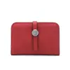 Moda europea y americana primera capa piel de vaca patrón lichi billetera billetera platino para mujer clutch largo bolso porta pasaporte de cuero